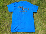 HED TKD Club T-Shirt Junior/Youth Blue (:NEW)