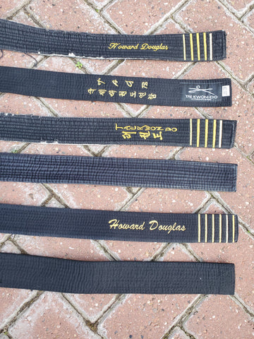 Black Belts (named TAGB black belt)